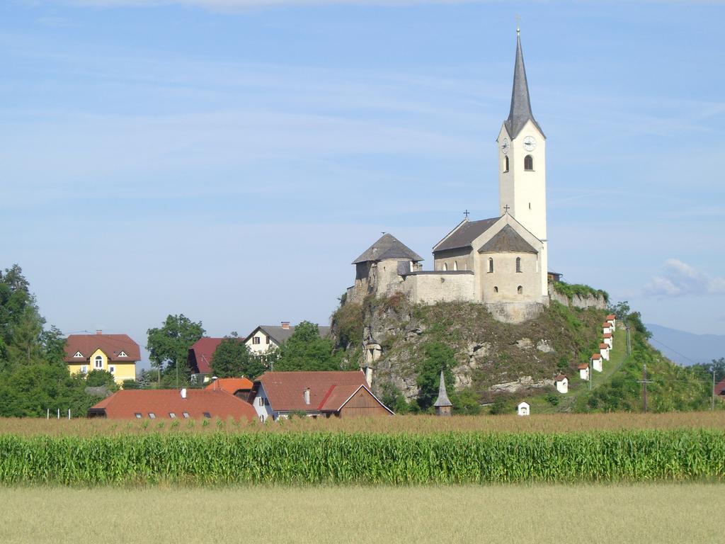 Appartement Landhaus Felsenkeller Sankt Kanzian am Klopeiner See Bagian luar foto